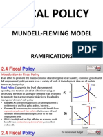 Fiscal-Policy - Mundell Fleming Model Ramifications