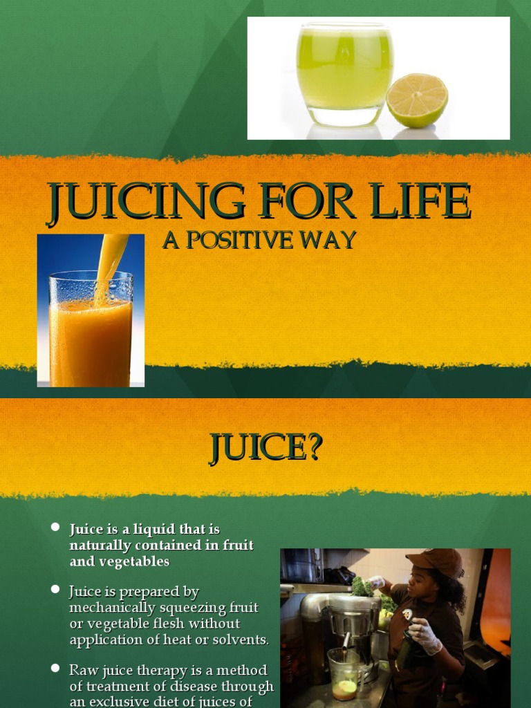 Juicing For Life PDF Juice Diet & Nutrition