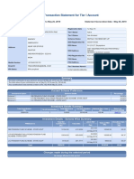 NPS Transaction Statement For Tier I Account