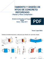 Comportamiento Y Diseño de Elementos de Concreto Reforzado: - Flexión y Flexo - Compresión