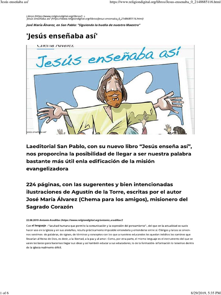 La enseñanza de Jesús en la actualidad | PDF | Papa | Religión y creencia