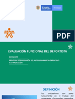 Evaluación Funcional Del Deportista