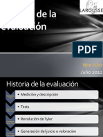 Historia de La Evaluacion