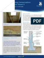 Technical Advice Sheet -5 Dealing With Dampness in Old Walls