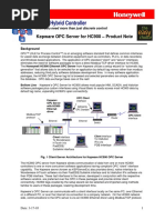 HC900 Hybrid Controller: Kepware OPC Server For HC900 - Product Note