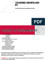 Theories of Economic Growth and Development