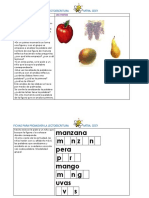 Ficha Estrategica PDF Lectoescritura Cecy 2019 PDF