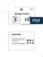 Prezentare Introducere Curs Manager Proiect