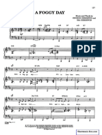 A Foggy Day Sheet Music George Gershwin PDF