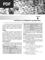 Solution and Colligative Properties