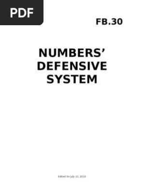 FB.30 Numbers' Defensive System