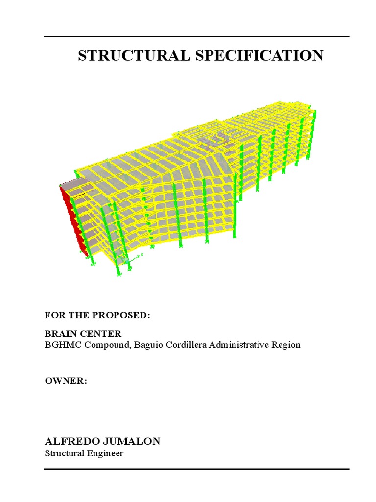 1.1 Cover CONCRETE SPECIFICATION | PDF