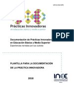 24 Prácticas Innovadoras, Experiencias Narradas Formato Presentación P. 01-08 PDF