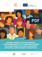 Herrera y Zanafria.2018.Fortalecimiento y Sostenibilidad de Las OSC en El Ecuador - Grupo FARO PDF