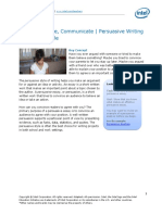 Research, Write, Communicate - Persuasive Writing Persuasive Style