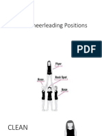 PE12 - Basic Cheerleading Positions