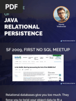 The State of Reactive Java Persistence