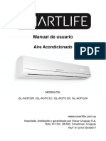 ManualdeusuarioSmartlife AireAcondicionadoSL ACFC PDF