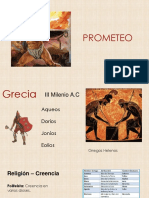 Exposición Descriptiva Del Mito de Prometeo y Grecia