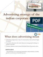 Advertising Strategy of The Indian Corporate World