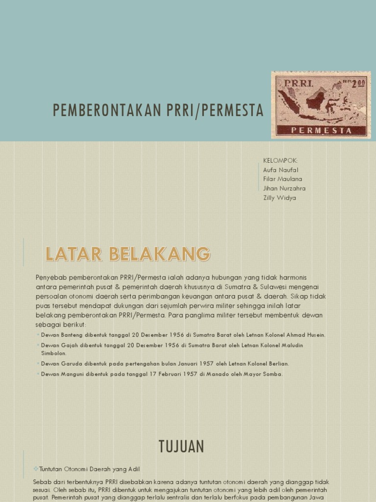 Sejarah Prri Permesta Pdf