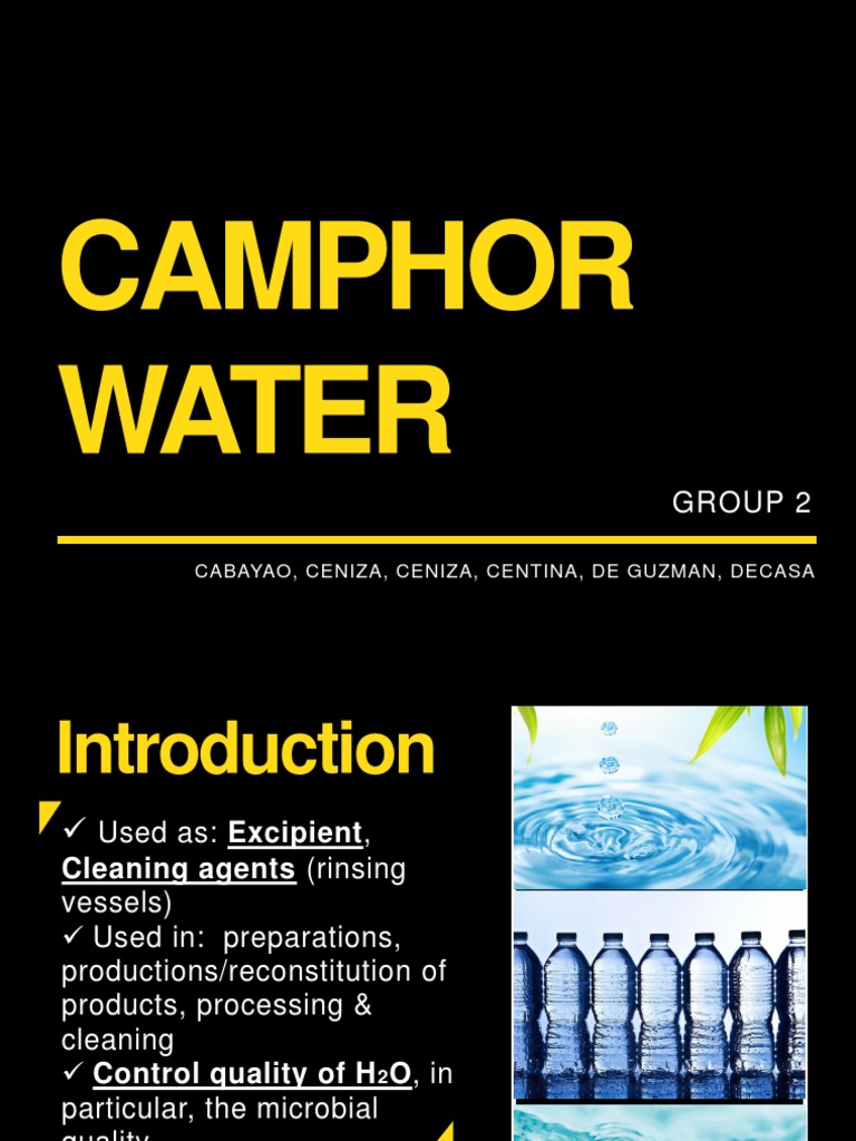 Camphor Water Pdf Solution Essential Oil