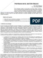 El Proceso Estratégico en El Sector Público