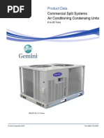 Commercial Split Systems Air Conditioning Condensing Units: Product Data