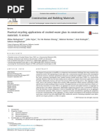 11 Practical Recycling Applications of Crushed Waste Glass in Construction Materials A Review 2017