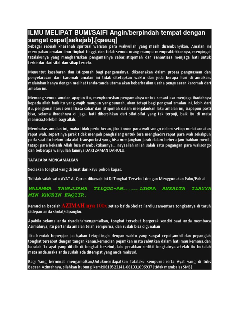 Ilmu Melipat Bumi Pdf