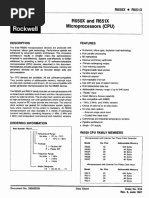 6502 Processor Data Sheet