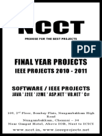 Final Year Projects - Java - J2EE - IEEE Projects 2010 -- IEEE Projects -- Achieving Guaranteed Anonymity in GPS Traces via Uncertainty-Aware Path Cloaking