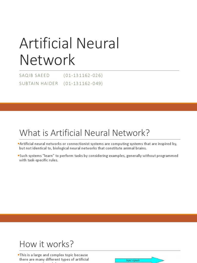Artificial Neural Network | PDF | Artificial Neural Network | Systems ...