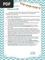 5c Welcome Letter 2020