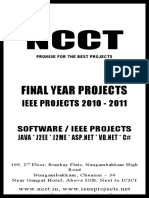 Final Year Projects - Java - J2EE - IEEE Projects 2010 -- IEEE Projects -- Bayesian Classifier Programmed in SQL