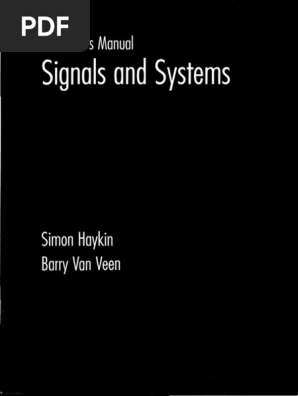 Solution Haykin Sinais E Sistemas Pdf