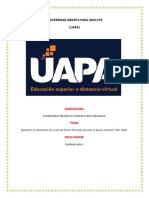 Tarea 6 de Fundamentos Filosoficos de La Educacion.