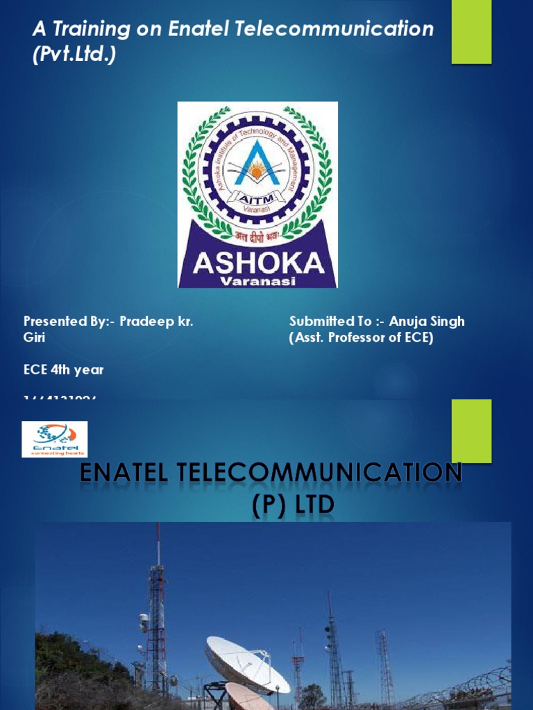 Enatel Telecommunication Services Overview | PDF | Telecommunication ...