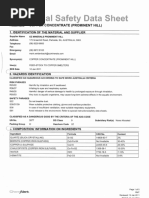 MSDS Copper Concentrate Prominent Hill PDF