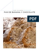 Pan de Banana y Chocolate - Cocineros Argentinos