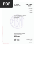 Abnt NBR 5356-1 2007