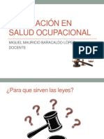 Legislación en Salud Ocupacional