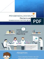 Pertemuan 2 - Good Laboratory Practice