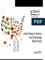 Global Strategy USA Food+Beverage Industry Presentation JUNE 2013