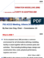 FIG ACCO Meeting, Athens 24 Jan 2015: Building Information Modelling (Bim) - Global Maturity in Adopting Bim