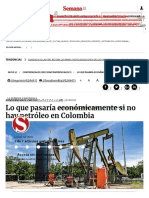 Lo Que Pasaría Economicamente Sin El Petróleo