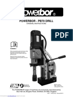 Powerbor - Pb70 Drill: Original Instructions