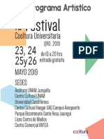 Programa Festival Cooltura Universitaria PDF