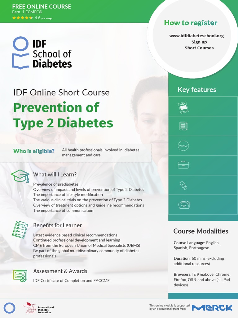 Prevention Leaflet A4-English | PDF | Diabetes Mellitus | Medical ...