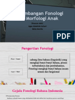 Perkembangan Fonologi